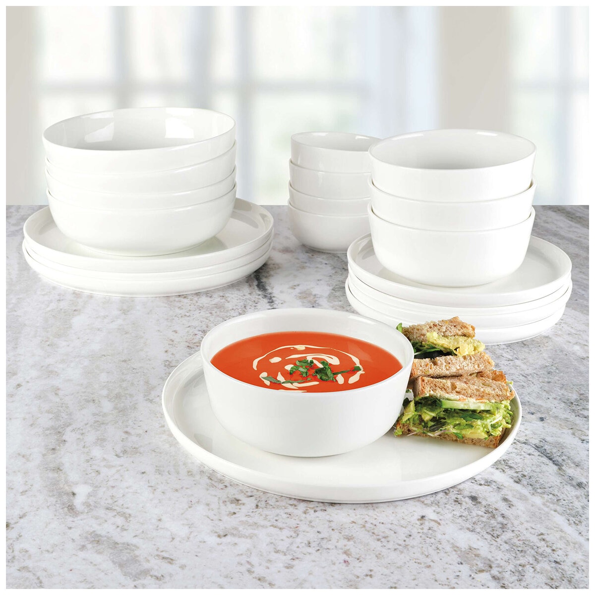 Mikasa Samantha Bone China Dinnerware 20 Piece Set