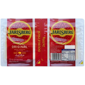 Jarlsberg Original Cheese Sliced 2 x 300g