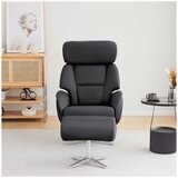 Northridge Home Manual Leather Recliner With Ottoman