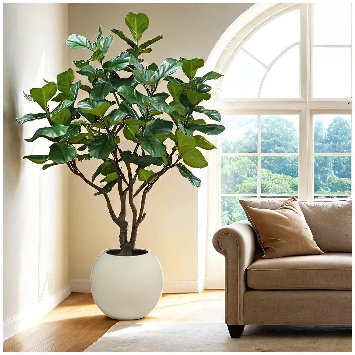 CG Hunter 2.4 Metre Faux Fiddle Leaf Fig Tree