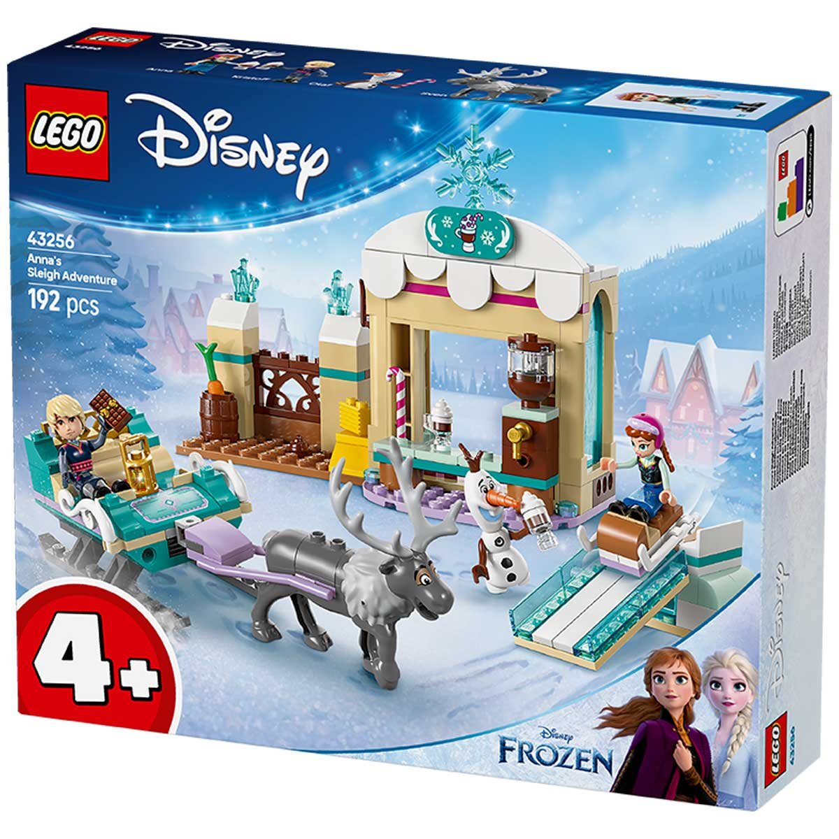 LEGO Disney Frozen Anna’s Sleigh Adventure Buildable Model Toy Kit 43256