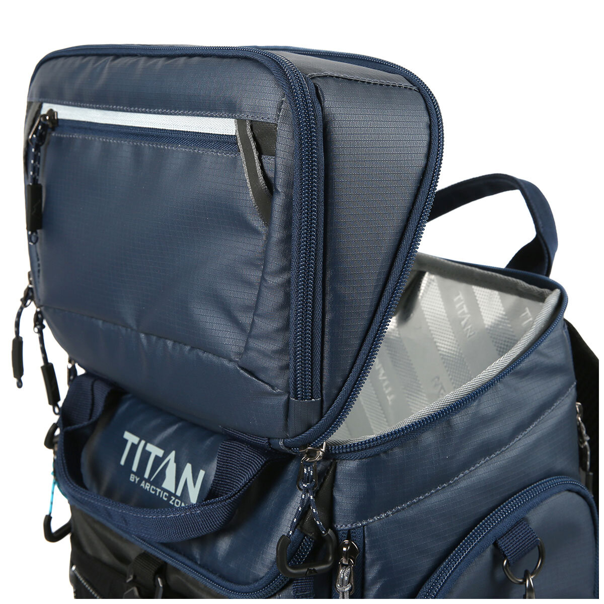 Titan 26 Can Backpack Cooler With Ice Walls Navy