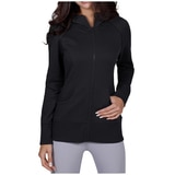 90 Degree Full Zip Fleece Jacket - Black