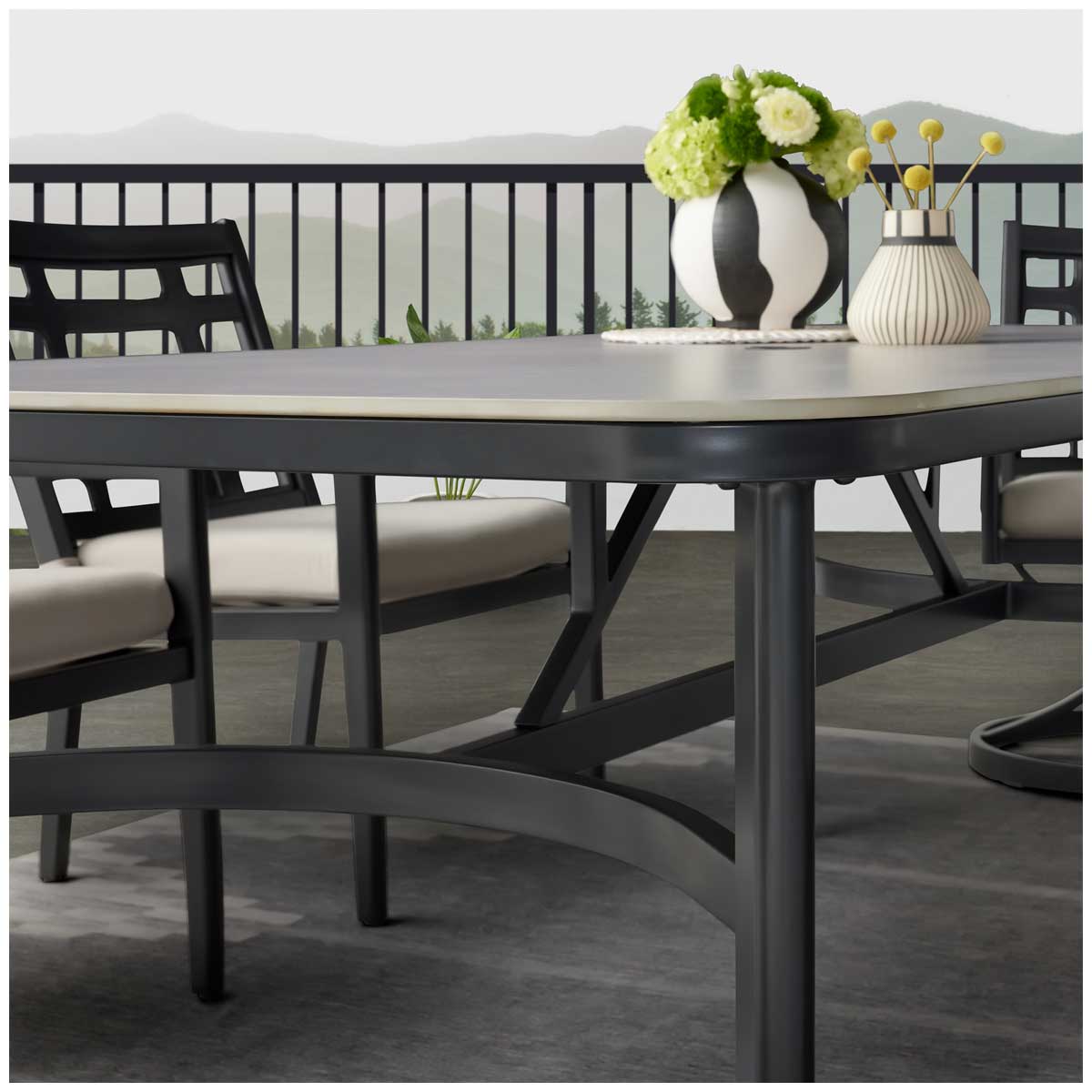 Agio Formia 7 Piece Metal Dining Set Agio Formia 7 Piece Metal Dining Set