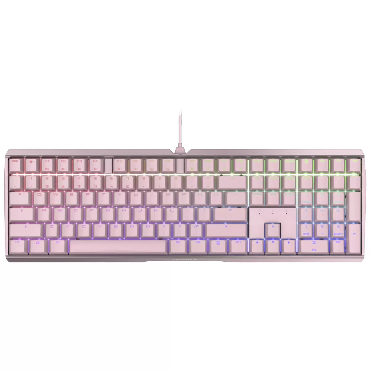 CHERRY MX 3.0S RGB Gaming Keyboard (Pink)  G80-3874HXAEU-9