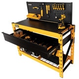 DEWALT 2-Shelf Industrial Storage Rack Work Station