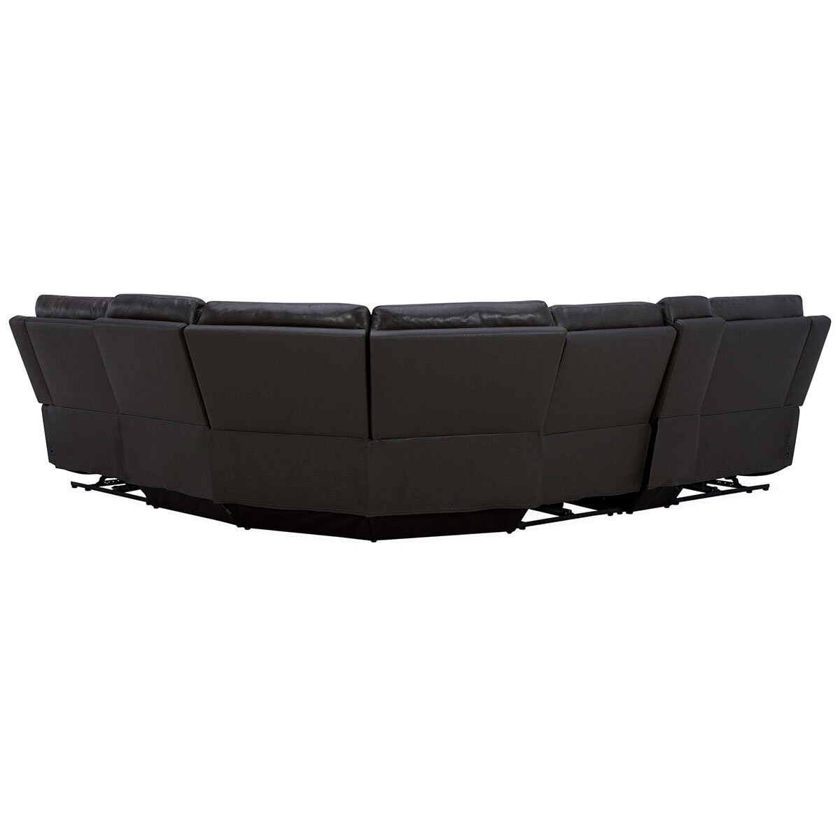 Gilman Creek Leather Power Reclining Sectional With Power Headrests