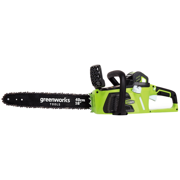 Greenworks 40v Li-Ion Powered 40cm Cordless Chainsaw 20077-Kit | Costco ...