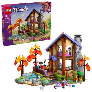 LEGO Friends Cozy Fall Forest Cabin Building Set 42705 LEGO Friends Cozy Fall Forest Cabin Building Set 42705
