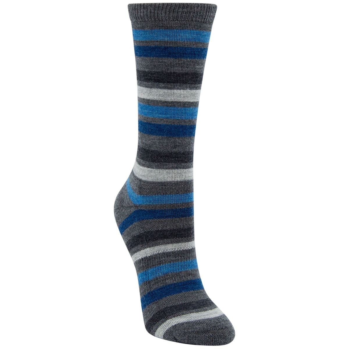 Kirkland Signature Ladies' Trail Sock 6pk Blue & Grey