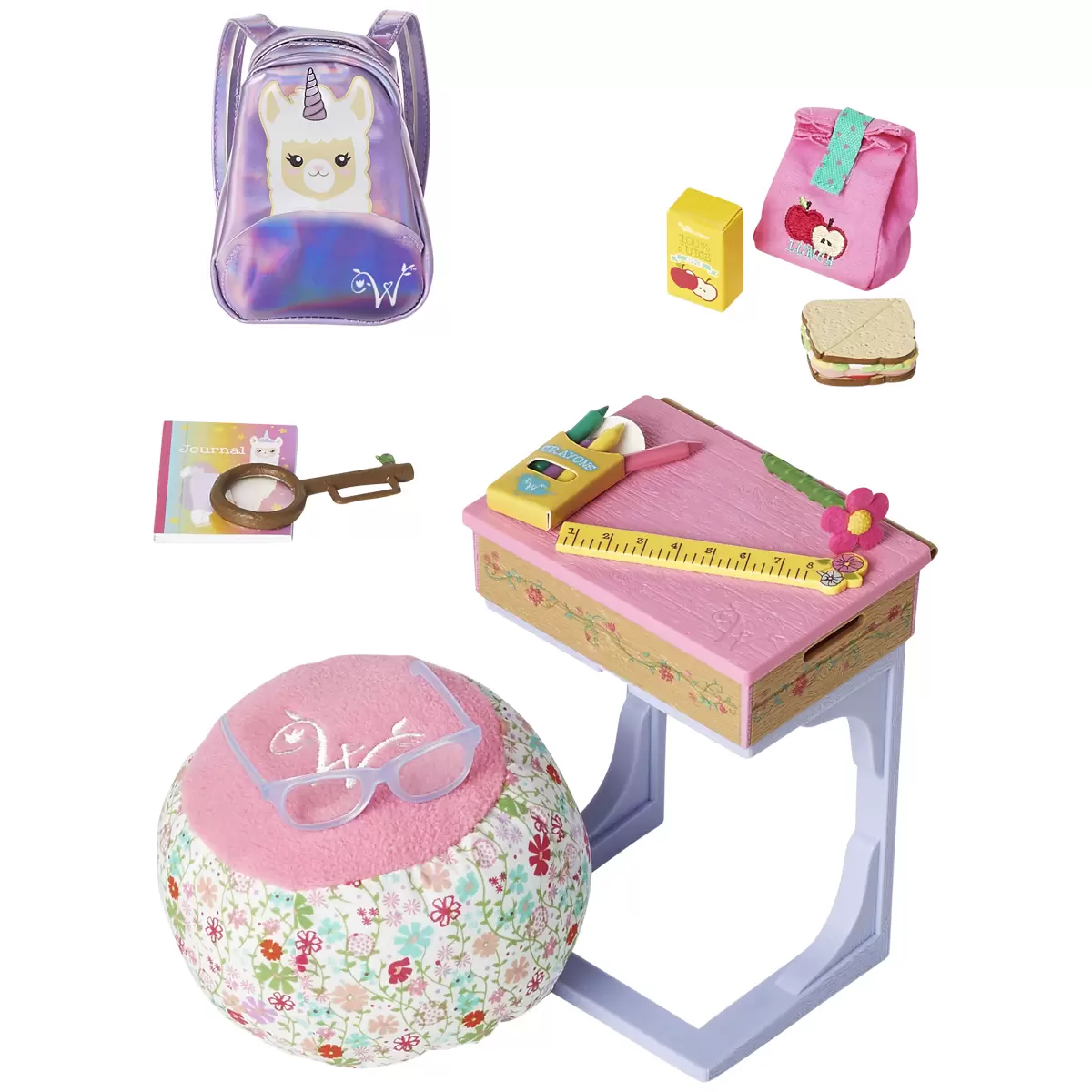 American Girl WellieWishers Doll & Garden Classroom Set Carmille