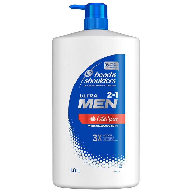 Head & Shoulders Ultra Men 2in1 Old Spice 1.8L Head & Shoulders Ultra Men 2in1 Old Spice 1.8L