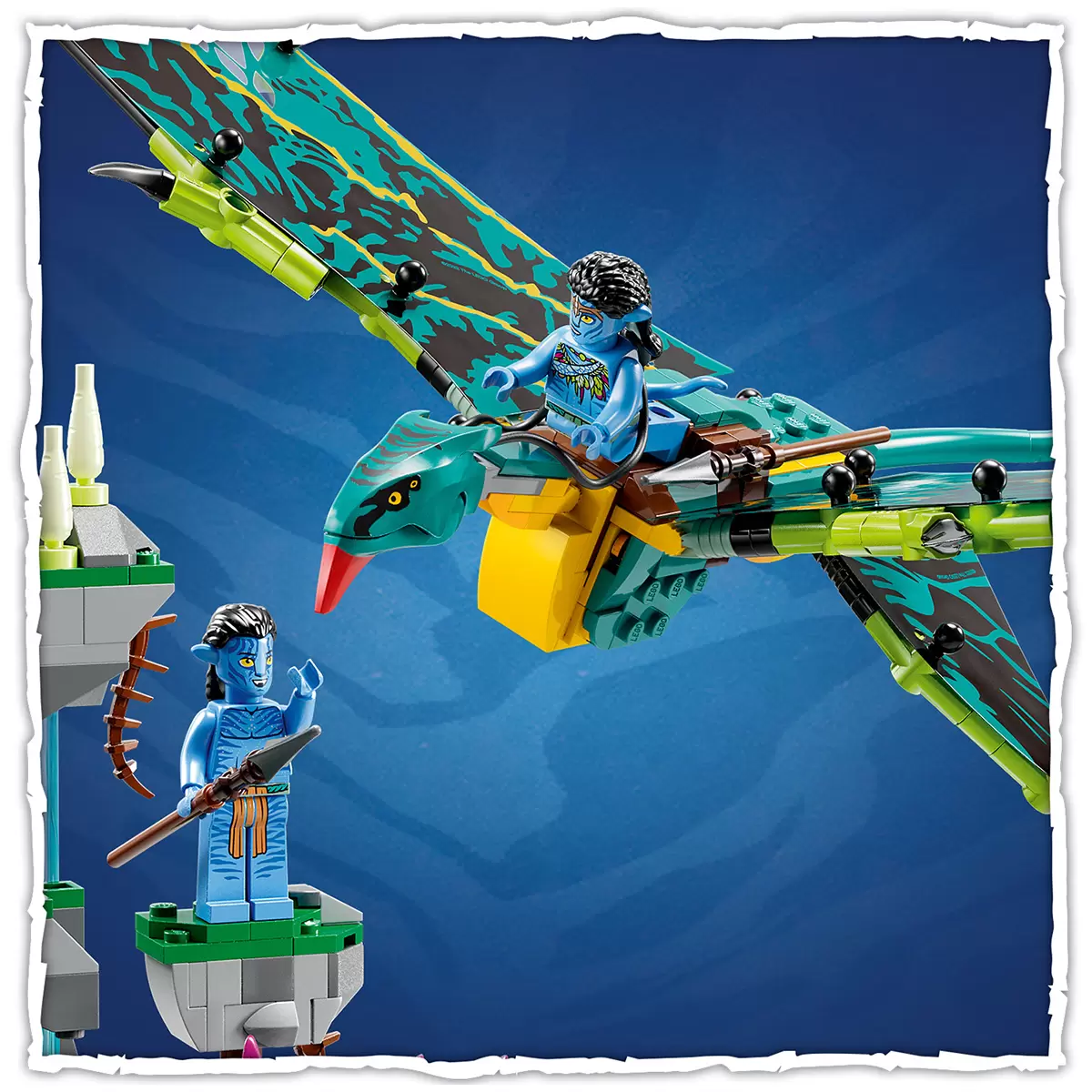 LEGO Avatar Jake and Neytiri's First Banshee Flight 75572