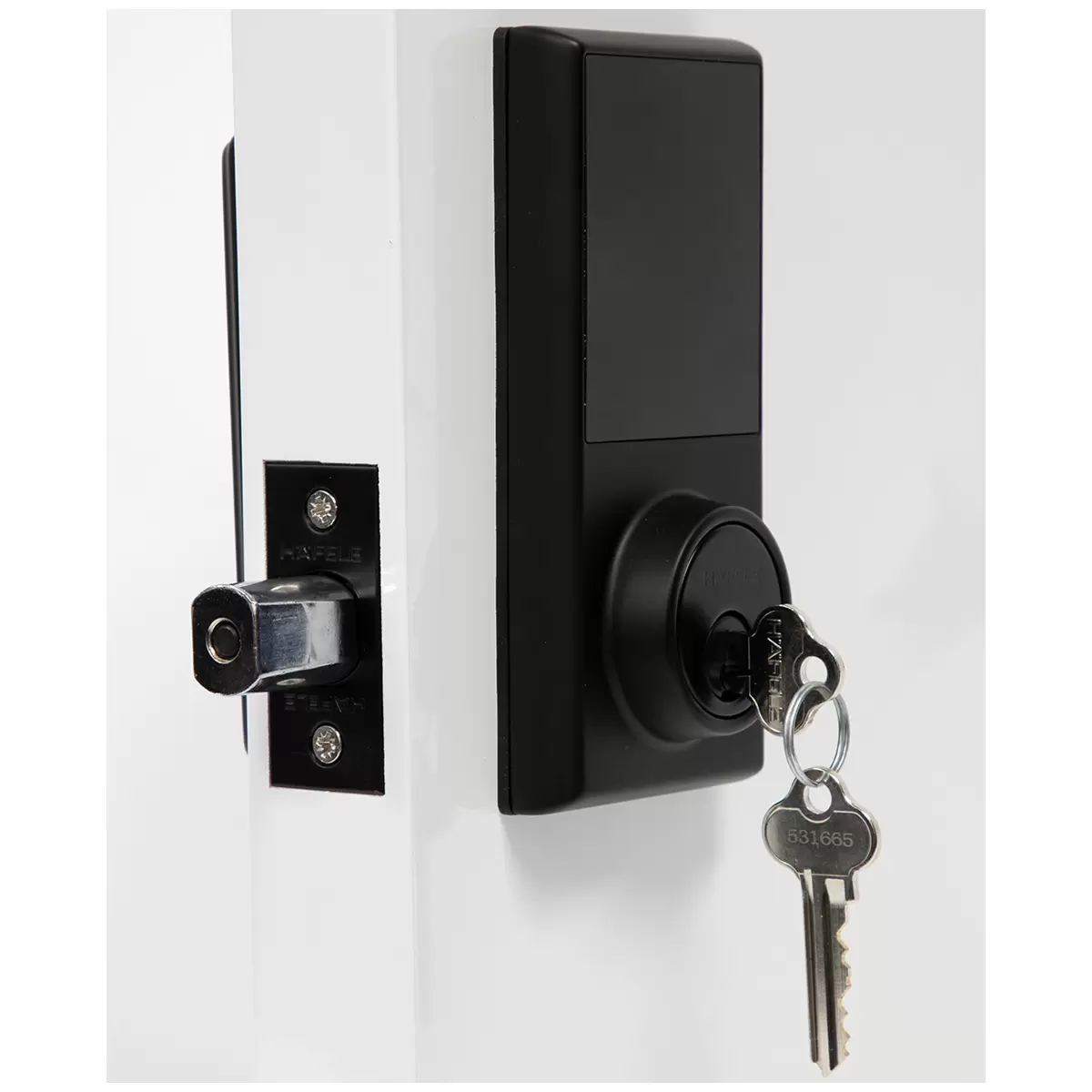 Hafele Digital Touch Control Dead Bolt Black