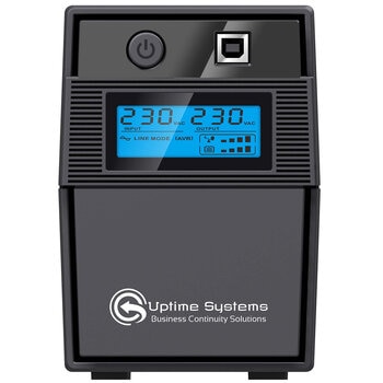 Uptime ELITE Series 850VA Line Interactive Tower UPS with LCD ES850-AVR