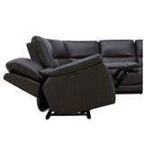 Gilman Creek Leather Power Reclining Sectional With Power Headrests