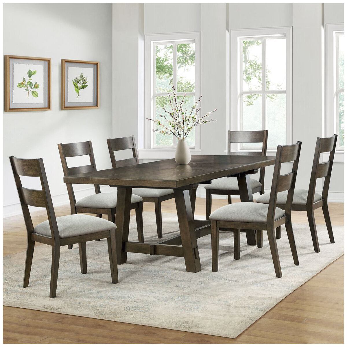 Bayside Furnishings 7pc Dining Set