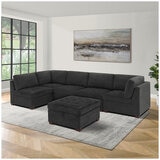 Thomasville 6 PC Modular Fabric Sectional