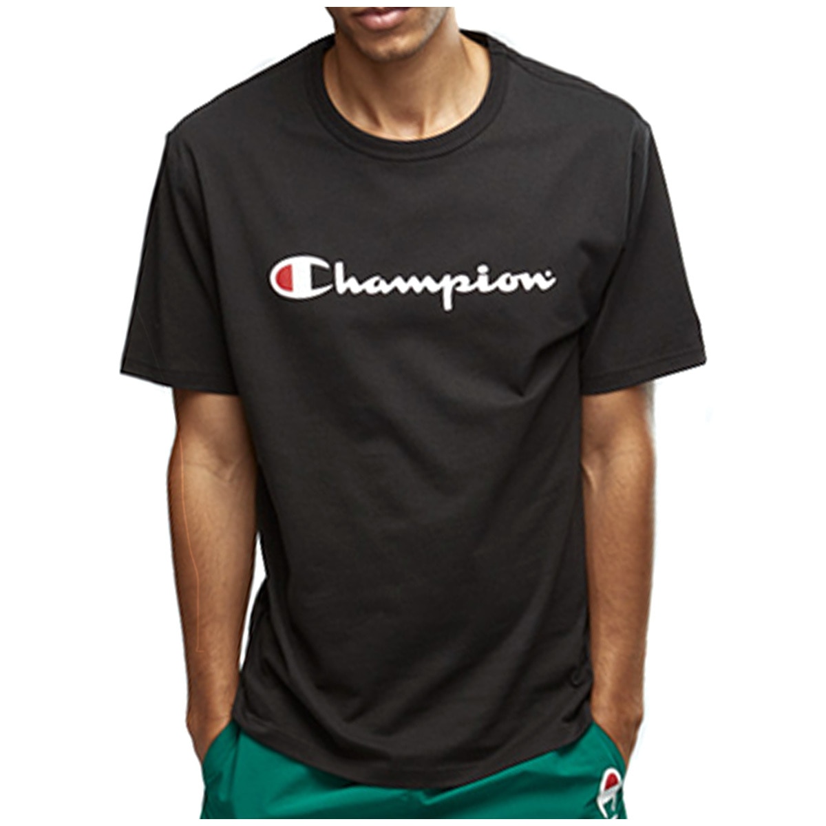 champion black tee
