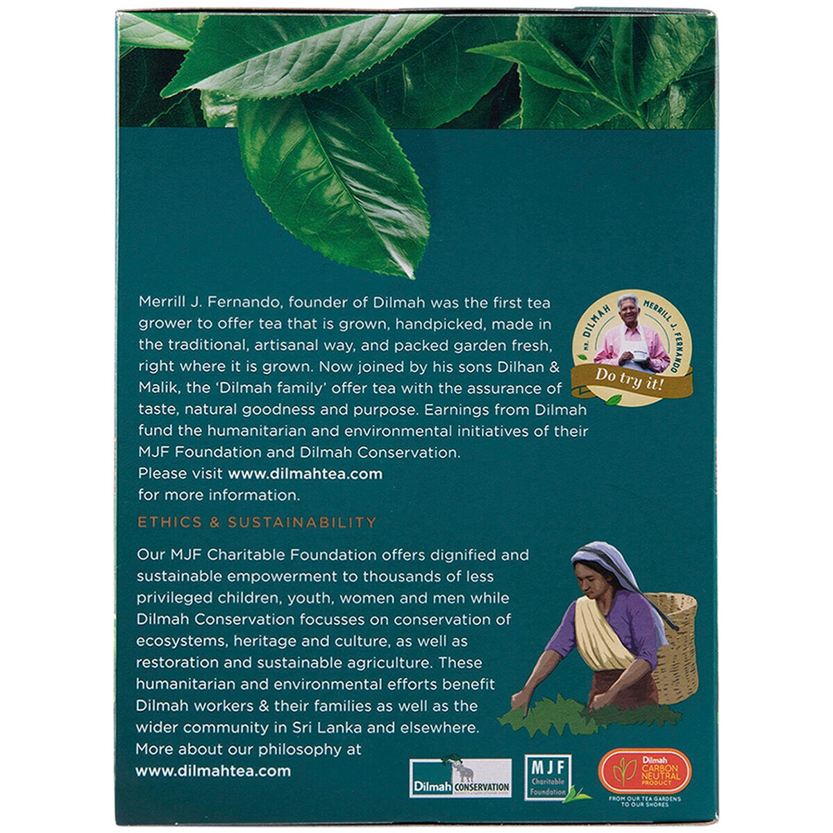 Dilmah Premium Ceylon Tea Bags 600g