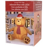 Plush Inflatable Teddy Bear with Lights