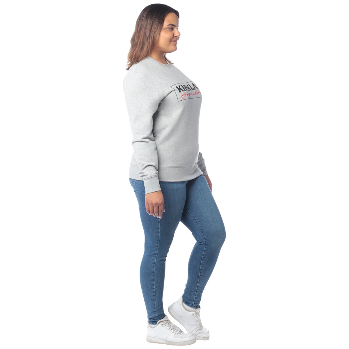 Kirkland Signature Unisex Fleece Crewneck Grey