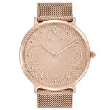 Olivia Burton Ionic Carnation Gold Mesh Dial Women's Watch 24000025