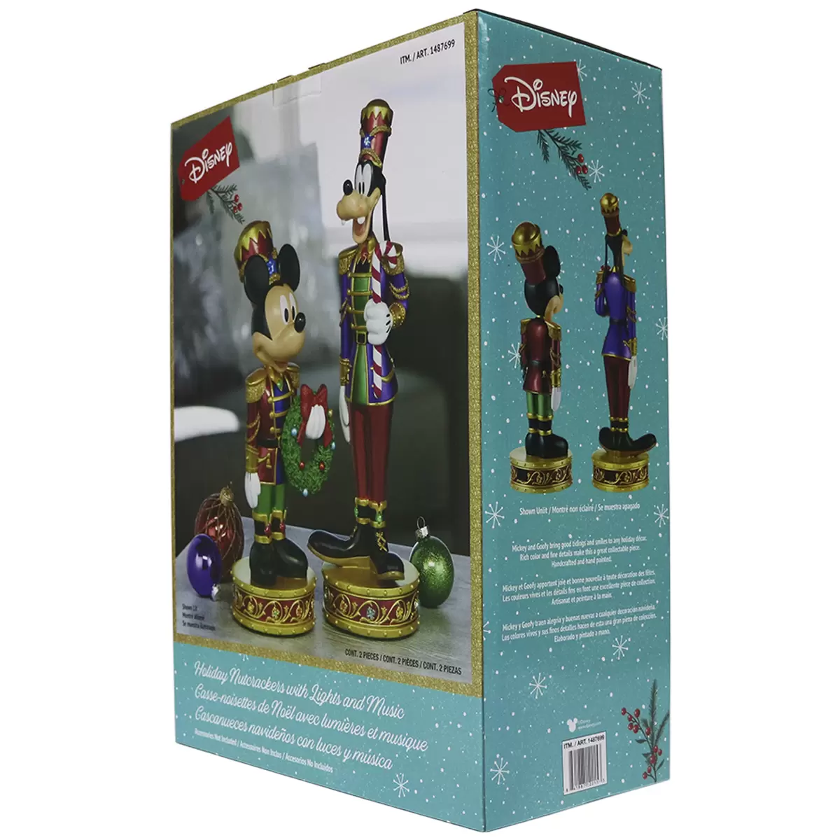 Mickey and Goofy Nutcrackers