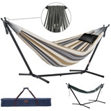 Vivere 9' Cotton Hammock Bundle - Desert Moon