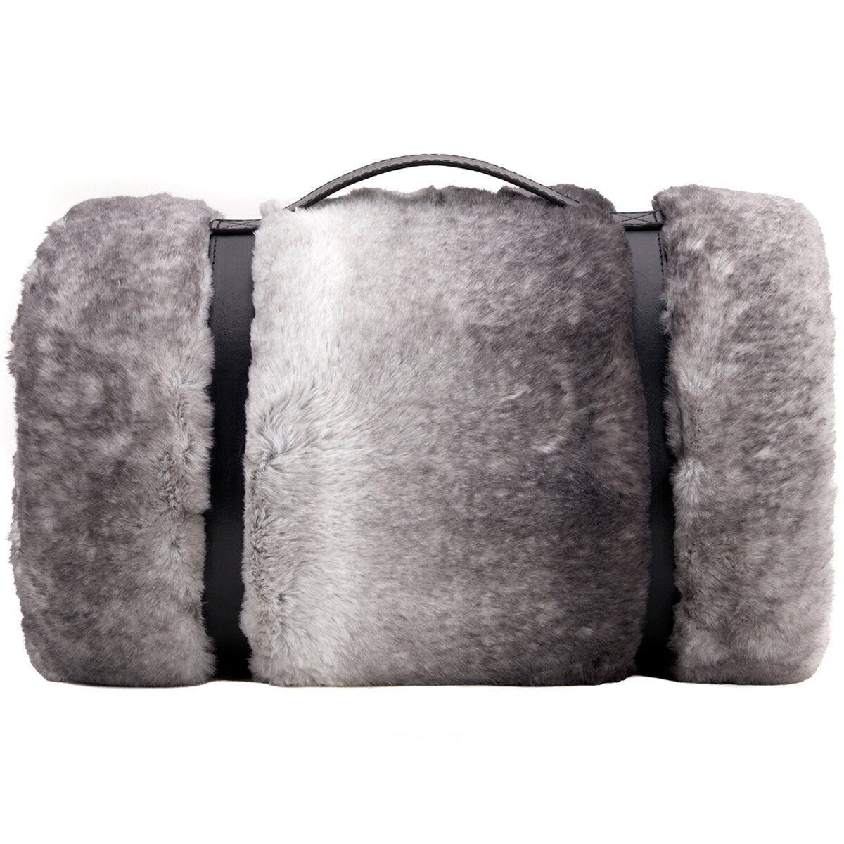 Mon Chateau Luxe Faux Fur Throw Grey