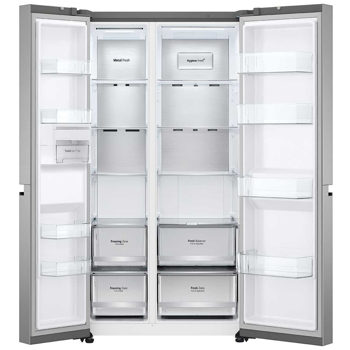 LG 655L Side By Side Fridge GS-B600PL Stainless Steel