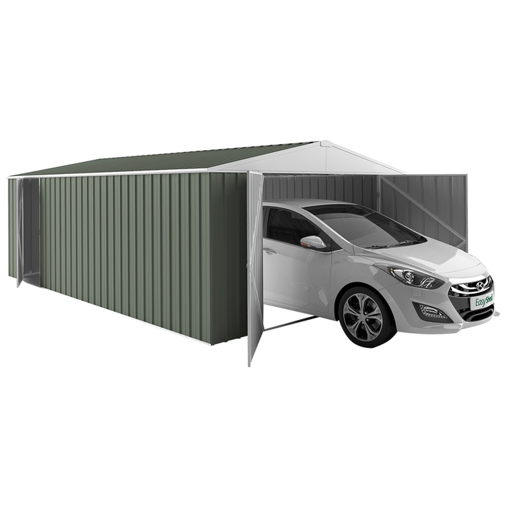 EasyShed Garage 4.5 x 3 m Mist Green | Costco Australia