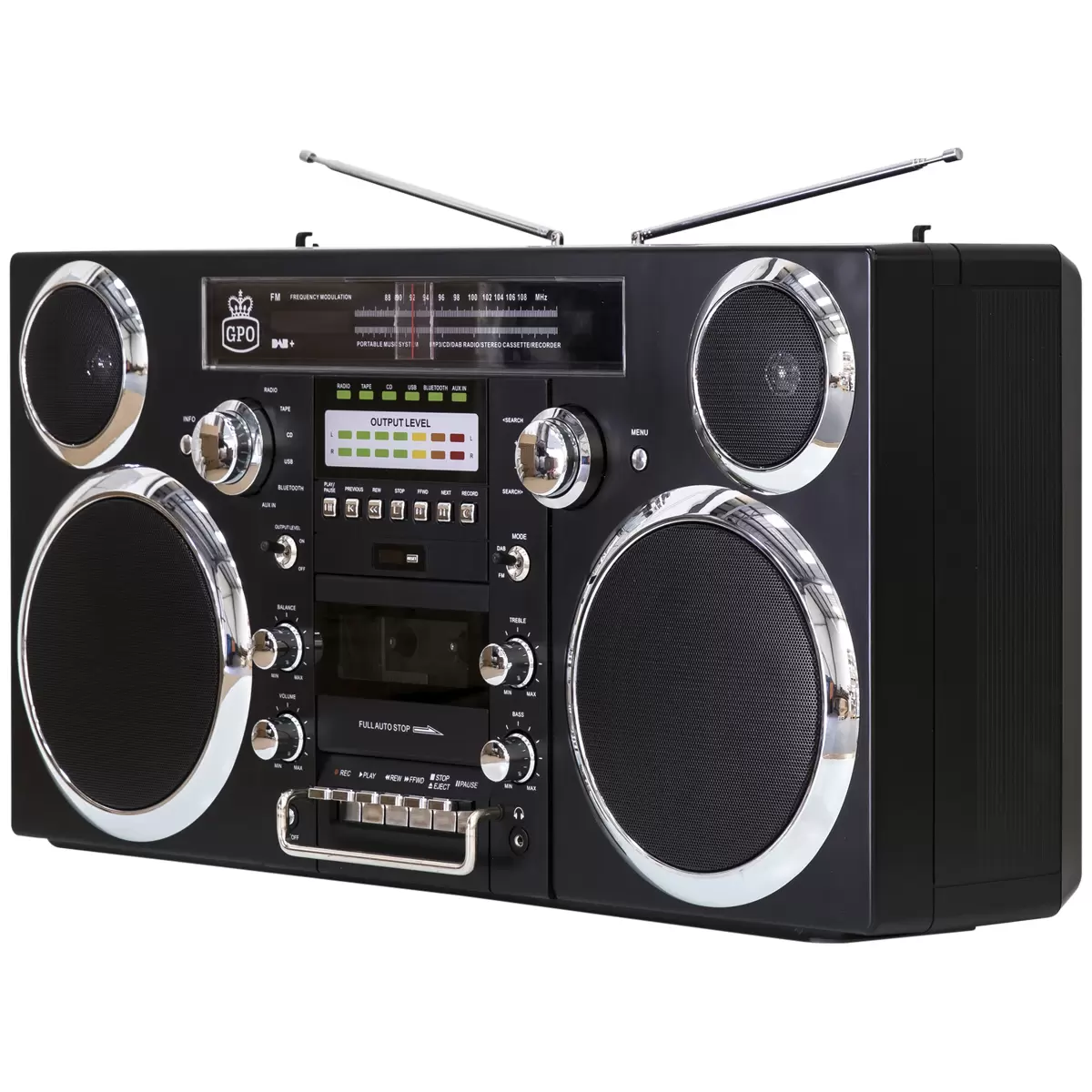 GPO Brooklyn Boombox GPO-BROOK-BLK