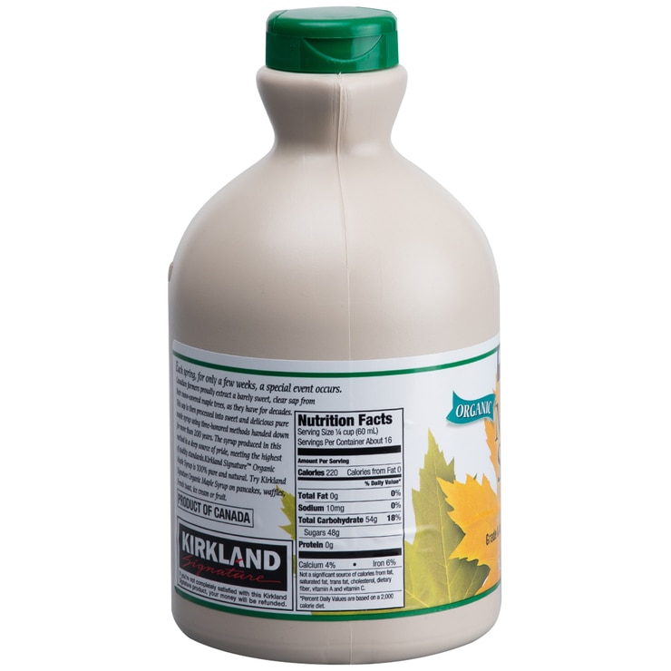 Kirkland Signature Organic Maple Syrup 1L Costco Australia