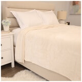 Kirkland Signature Plush Blanket Queen Egret