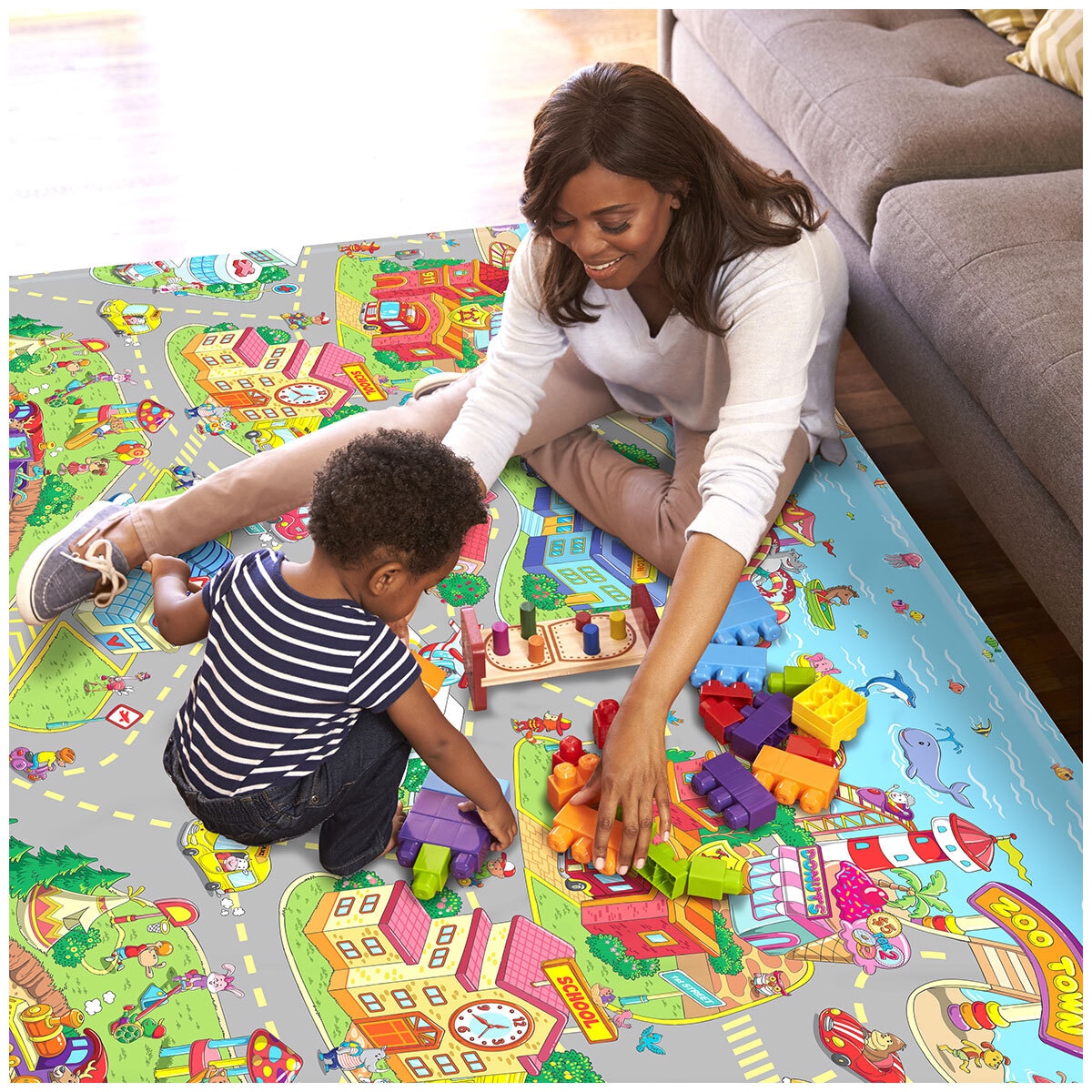 Baby donut play store mat