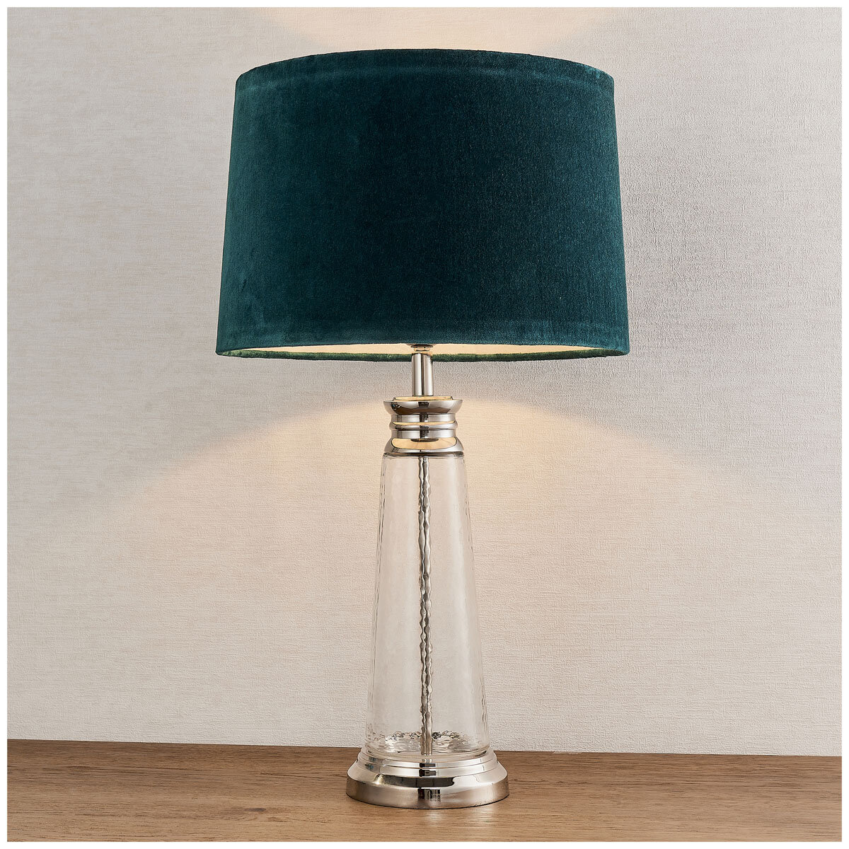 Hudson Living Winslet Table Lamp Teal