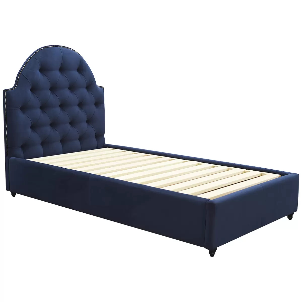 Moran Princess King Single Bed Head with Encasement and Slatted Base 