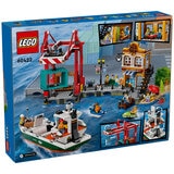 lego city seaside harbor with cargo ship 60