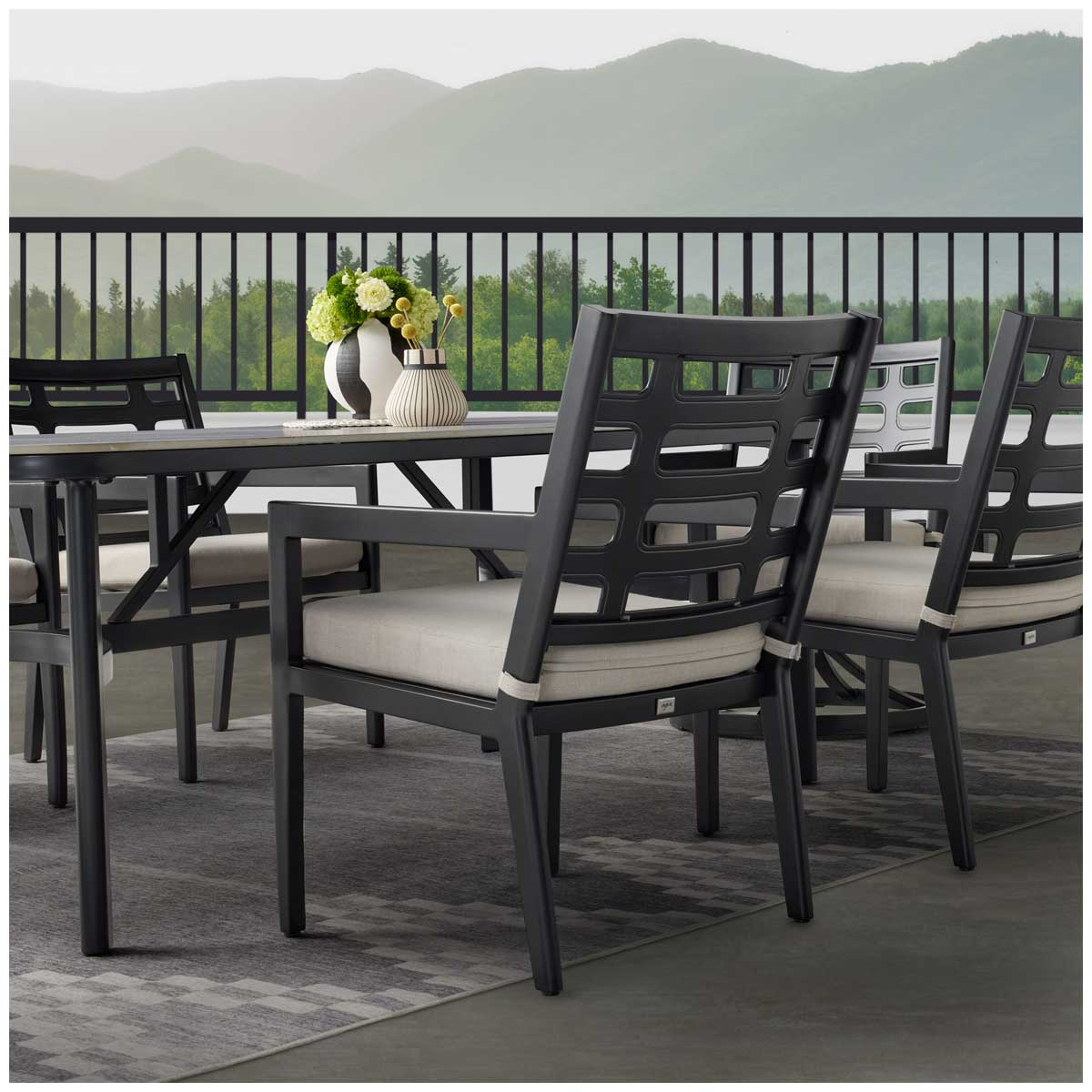 Agio Formia 7 Piece Metal Dining Set Agio Formia 7 Piece Metal Dining Set