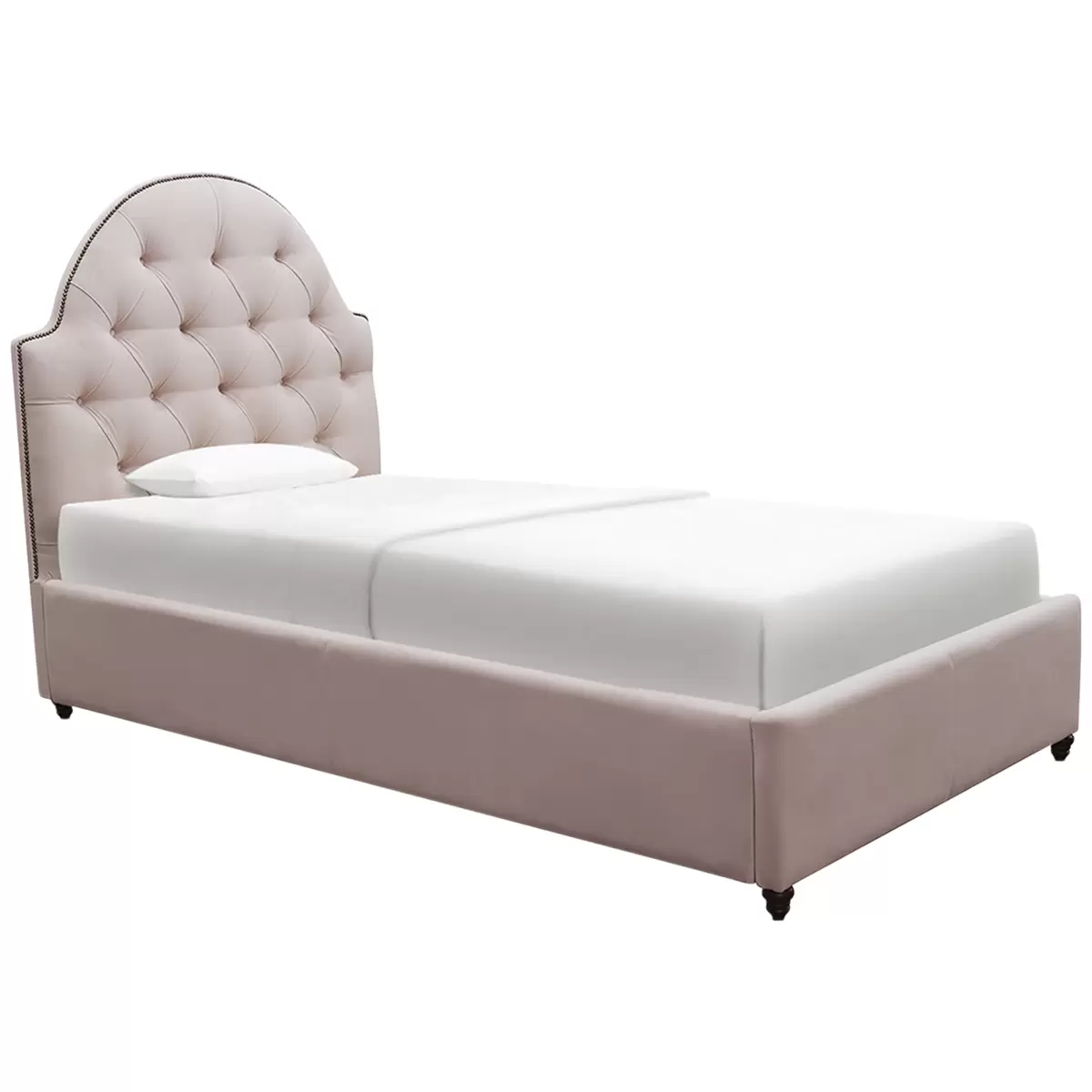 Moran Princess King Single Bed Head with Encasement and Slatted Base