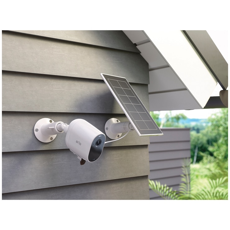 Arlo Essential Spotlight Video Doorbell & Solar Panel Bundle VMC2030 ...