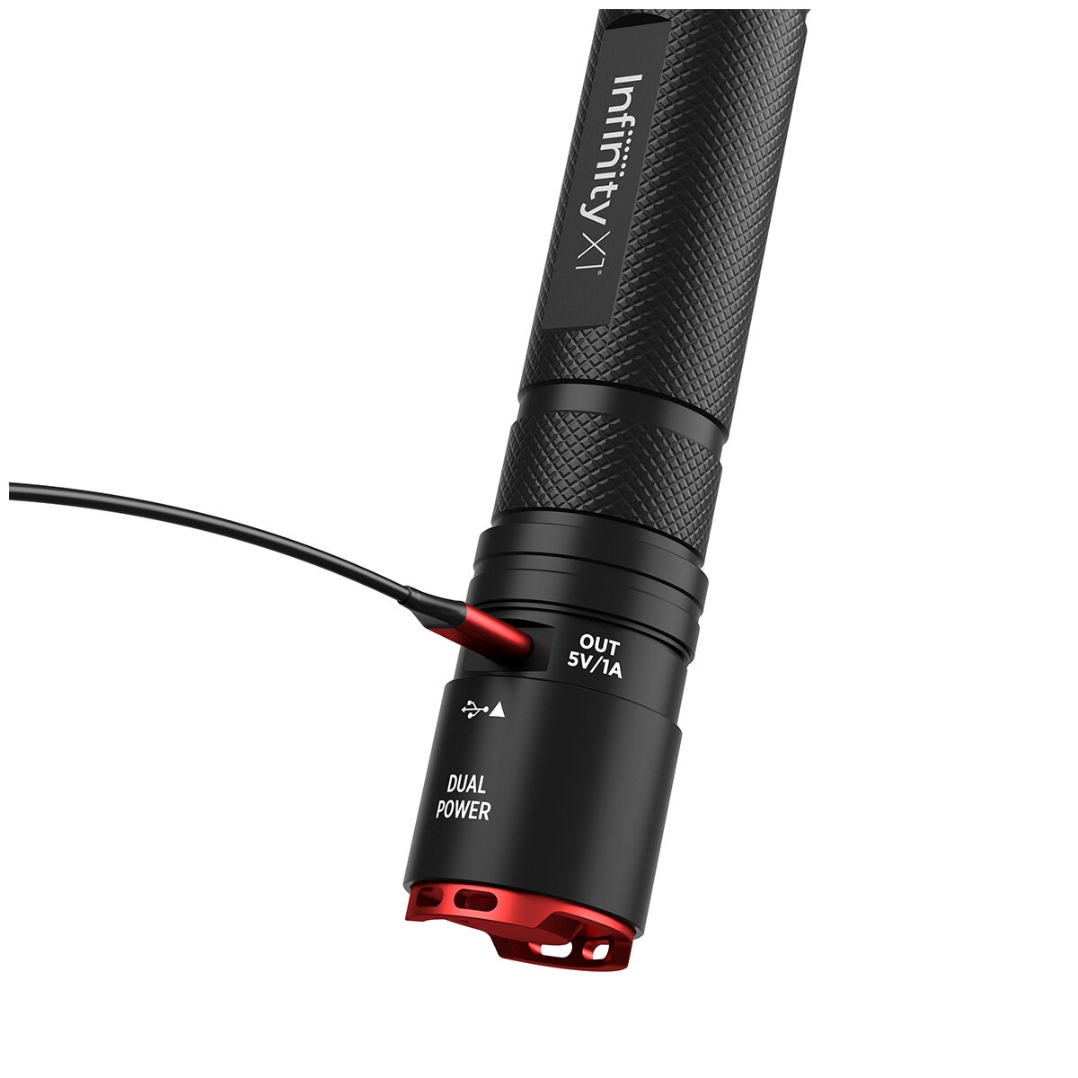 Infinity X1 7000 Lumen Dual Power Rechargeable Flashlight 1806405 Infinity X1 7000 Lumen Dual Power Rechargeable Flashlight 1806405