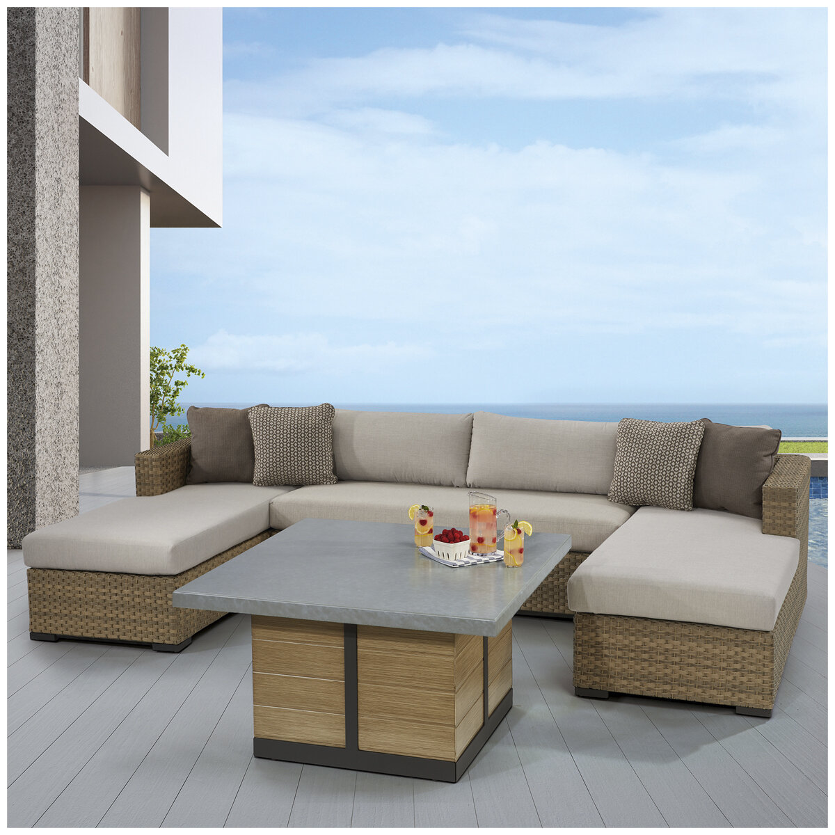 Agio Westwood Sectional Seating 4 Piece Set | Costco Aust...