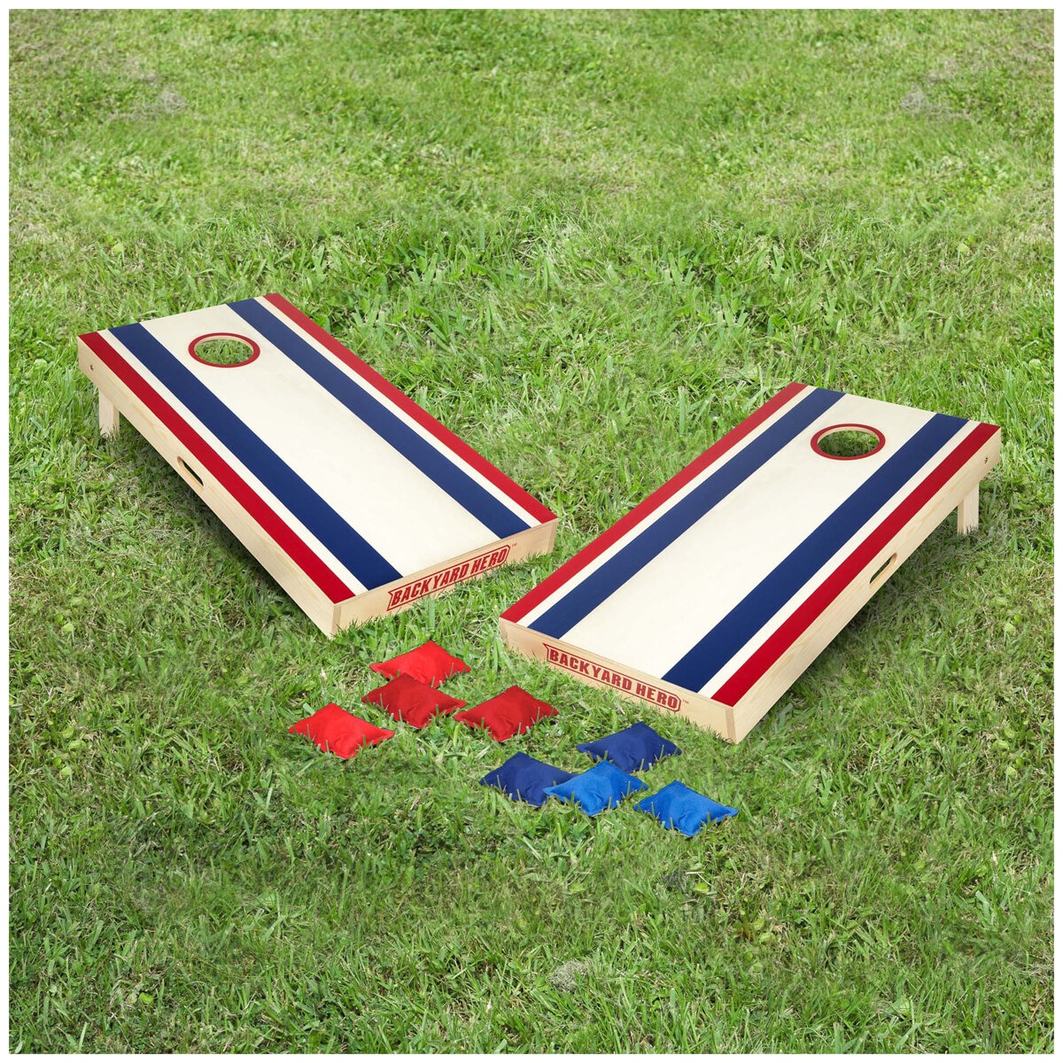 Backyard Hero Official Size Cornhole Set