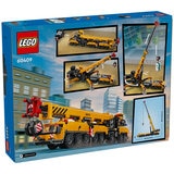 lego city yellow mobile construction crane