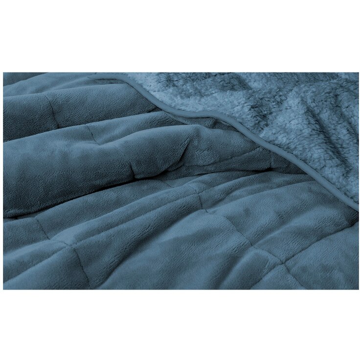 Ardor Sherpa Weighted Blanket Silver 7kg | Costco Australia