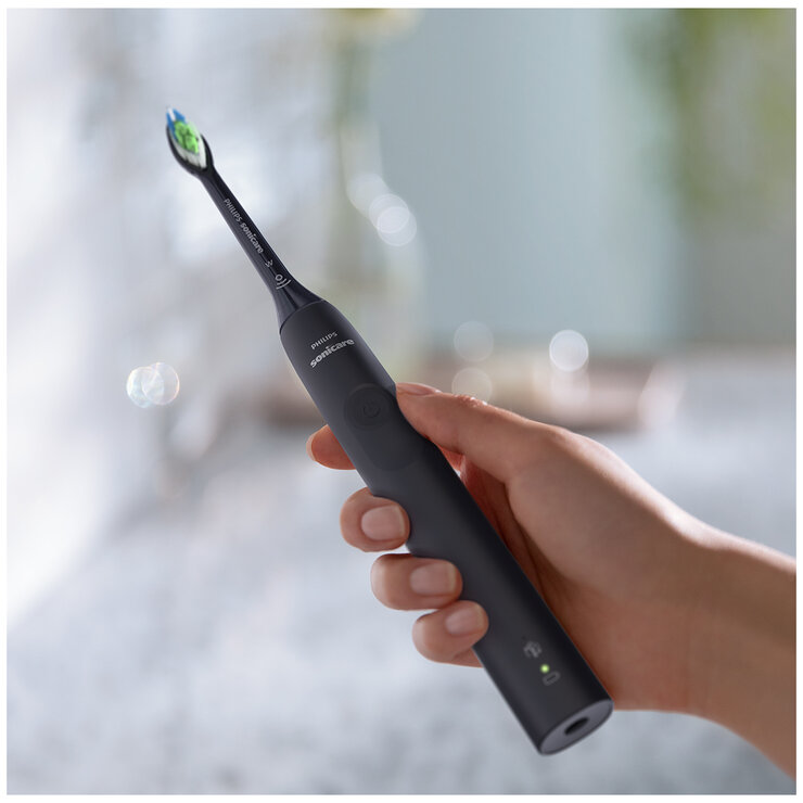 Philips Sonicare 3100 Range Black and White Bundle Pack Toothbrush HX3676/34 Philips Sonicare 3100 Range Black and White Bundle Pack Toothbrush HX3676/34