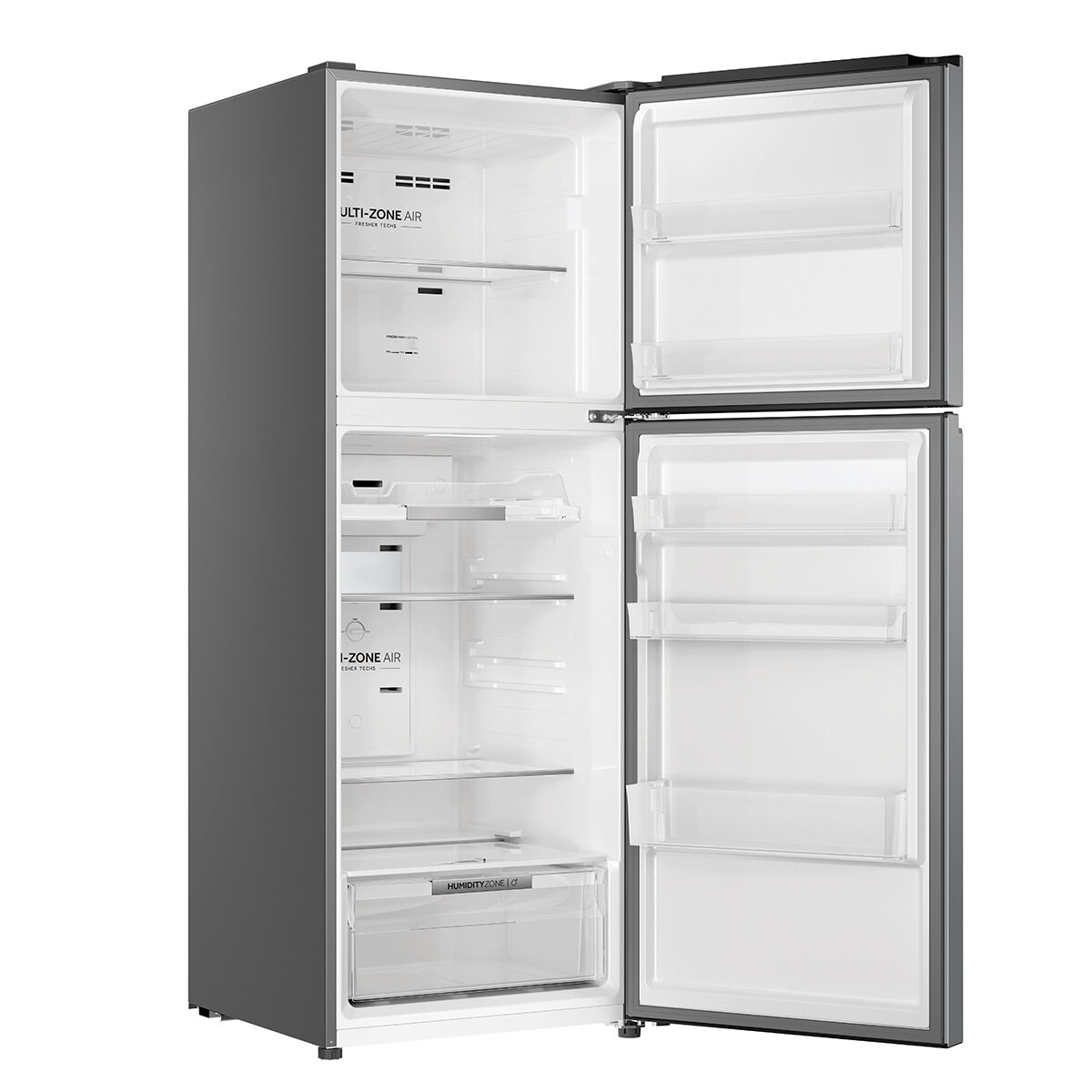 Haier 311L 300 Series Refrigerator Top Freezer Satina HRF330TS Haier 311L 300 Series Refrigerator Top Freezer Satina HRF330TS