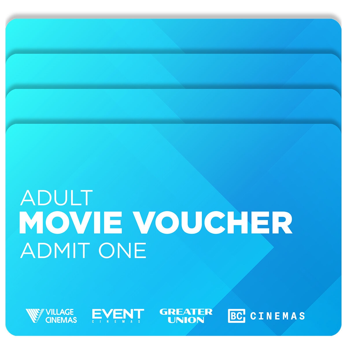 Village Cinemas 4 x Adult Tickets